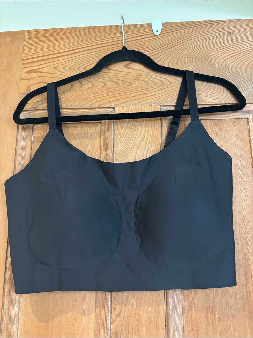ThirdLove Black Seamless Longline Bralette with Molded Cups Size 3X